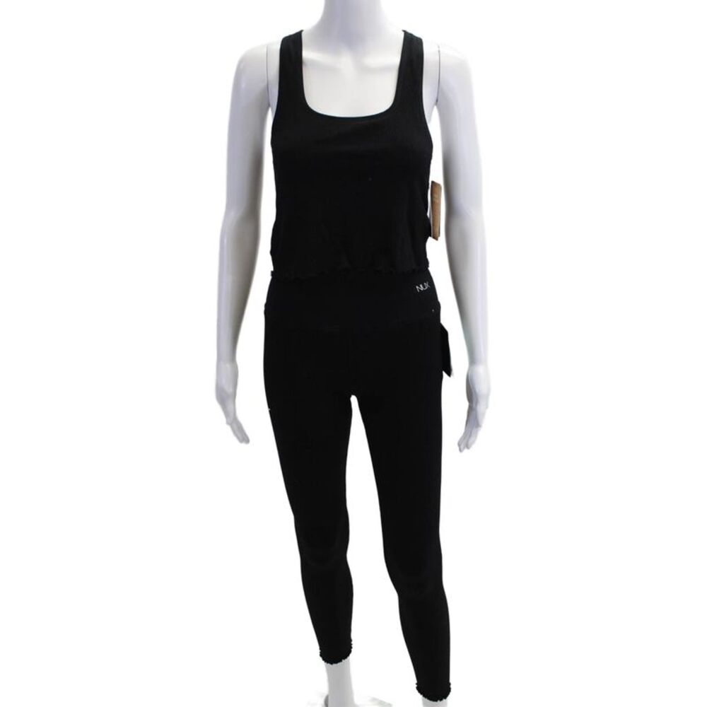 Nux Womens Black Ankle Leggings Size M